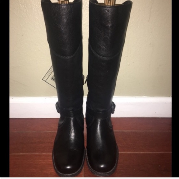 FRYE Phillip Tall Winter Moto Boot W/ Option To Extend Buckle For A Wide… - Picture 3 of 12